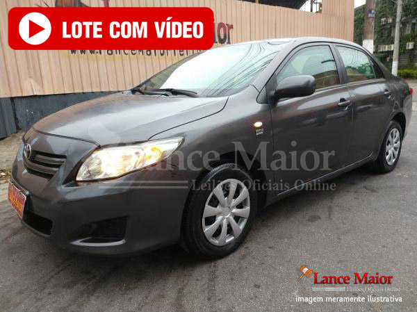 LOTE 003 - Toyota Corolla XLi 1.8 Flex BLINDADO Aut 2009